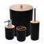 Pote-de-Vidro-com-Tampa-em-Metal-e-Acrilico-Gastro-Preta-350ml-Lyor
