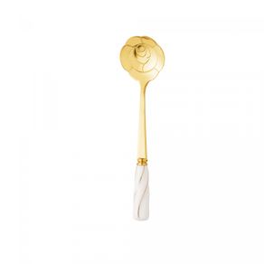 Conjunto-4-Colheres-de-Cha-de-Aco-Inox-com-Cabo-de-Ceramica-Flowers-Dourado-Branco-Wolff