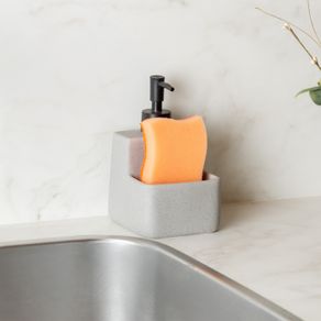 Porta-Documentos-e-Passaporte-de-Poliester-Cinza-Mix-18cm-x-13cm-x-3cm-Lyor