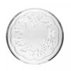 Prato-para-Bolo-com-Pe-e-Tampa-New-Butterfly-30cm-x-25cm-Cristal-Ecologico-Lyor