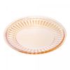 Prato-para-Sobremesa-de-Cristal-Ecologico-Imperial-Ambar-Metalizado-19,5cm-Lyor