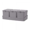 Folha-Decorativa-de-Ceramica-Banana-Leaf-Branco-20cm-x-11,5cm-x-2,5cm-Lyor