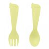 Conjunto-de-Prato-com-2-Talheres-de-Bambu-e-PP-Baby-Dino-Verde-Lyor