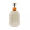 Porta-Sabonete-Liquido-de-Ceramica-Granilite-Lines-Branco-430ml-Lyor