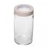 Pote-com-Tampa-Bege-com-Visor-Acrilico-18L-Vidro-Lyor