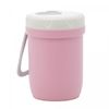 Pote-Termico-de-Bambu-e-PP-Parede-Dupla-com-Alca-de-Silicone-e-Tampa-Rosa-300ml-Lyor