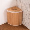 Cesto-para-Lavanderia-com-Tampa-Triangular-35cm-x-35cm-x-50cm-Branco-Bambu-Lyor