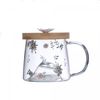 Caneca-de-Vidro-Borossilicato-com-Pires-de-Bambu-Daisy-330ml-Lyor