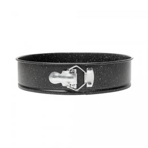 Forma-Redonda-Fundo-Removivel-Antiaderente-de-Aco-Carbono-Granilite-Preta-26cm-x-7cm-Lyor