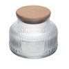 Pote-com-Tampa-de-Bambu-Lumi-750ml-Vidro-Lyor