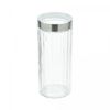 Pote-de-Vidro-com-Tampa-de-Aco-Inox-com-Visor-de-Acrilico-Sydney-21L-Lyor