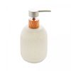 Porta-Sabonete-Liquido-de-Ceramica-Granilite-Lines-Branco-430ml-Lyor