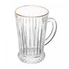 Taca-de-Cappuccino-Deli-Diamante-com-Fio-de-Ouro-210ml-Cristal-Ecologico-Lyor