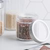 Pote-de-Vidro-com-Tampa-de-Aco-Inox-com-Visor-de-Acrilico-Sydney-870ml-Lyor