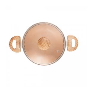 Cacarola-de-Inducao-com-Tampa-de-Vidro-Granito-Chef-22cm-Bege-Aluminio-Revestimento-Ceramico-Lyor