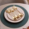 Conjunto-6-Garfos-para-Mesa-de-Aco-Inox-Positano-Dourado-20cm-Lyor