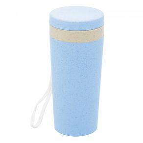 Copo-Termico-de-Bambu-e-PP-Parede-Dupla-com-Alca-e-Tampa-Azul-310ml-Lyor