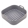 Forma-Quadrada-de-Silicone-para-Air-Fryer-Cinza-20cm-x-7cm-Lyor