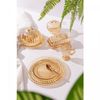 Prato-para-Sobremesa-de-Cristal-Ecologico-Imperial-Ambar-Metalizado-19,5cm-Lyor
