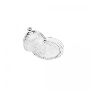 Queijeira-de-Cristal-com-Tampa-Renaissance-20cm-Lyor