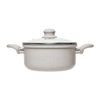Cacarola-de-Inducao-Granito-Chef-20cm-Off-White-Aluminio-com-Revestimento-Ceramico-Lyor