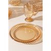 Prato-para-Sobremesa-de-Cristal-Ecologico-Imperial-Ambar-Metalizado-19,5cm-Lyor