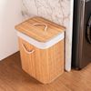Cesto-para-Lavanderia-com-Tampa-40cm-x-30cm-x-50cm-Natural-Bambu-Lyor