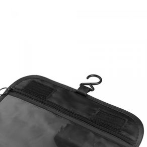 Necessaire-com-Bolsos-e-Gancho-para-Pendurar-de-Nylon-Preta-Mix-Lyor