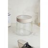 Pote-com-Tampa-Bege-com-Visor-Acrilico-950ml-Vidro-Lyor