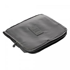 Necessaire-com-Bolsos-e-Gancho-para-Pendurar-de-Nylon-Cinza-Mix-Lyor