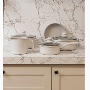 Frigideira-de-Inducao-Granito-Chef-20cm-Off-White-Aluminio-com-Revestimento-Ceramico-Lyor
