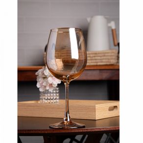Taca-de-Vinho-Gourmet-600ml-Ambar-Metalizado-Vidro-Lyor