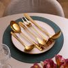 Garfo-para-Assado-de-Aco-Inox-Positano-Dourado-28cm-Lyor