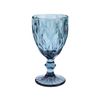 Taca-de-Agua-de-Vidro-Diamond-Azul-330ml-Lyor