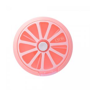 Porta-Comprimidos-Giratorio-de-Plastico-Rosa-9cm-x-9cm-x-25cm-Lyor
