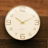 Relogio-de-Parede-de-Plastico-Chronos-Branco-com-Dourado-305cm-x-46cm-Lyor