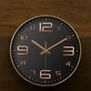 Relogio-de-Parede-de-Plastico-Chronos-Preto-com-Dourado-305cm-x-46cm-Lyor