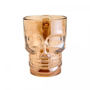 Caneca-para-Chopp-e-Cerveja-de-Vidro-Caveira-Rock-Style-Ambar-Metalizado-510ml-Lyor