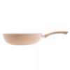 Frigideira-Wok-de-Inducao-em-Aluminio-com-Revestimento-Ceramico-Granito-Chef-Bege-28cm-Lyor