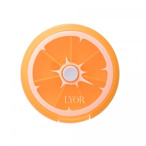 Porta-Comprimidos-Giratorio-de-Plastico-Laranja-9cm-x-9cm-x-25cm-Lyor