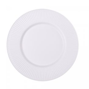 Prato-Raso-Aveline-27cm-Branco-Melamina-Lyor