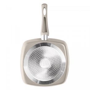 Bistequeira-de-Inducao-Granito-Chef-24cm-Taupe-Aluminio-com-Revestimento-Ceramico-Lyor