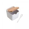 Saleiro-de-Mesa-de-Ceramica-com-Tampa-de-Bambu-e-Colher-Bianco-11cm-x-105cm-Lyor