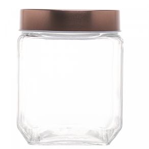 Pote-de-Vidro-com-Tampa-de-Metal-e-Acrilico-Gastro-Rose-12L-Lyor