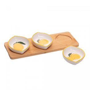 Conjunto-3-Petisqueiras-de-Ceramica-com-Bandeja-Siciliano-10cm-x-30cm-x-35cm-Bambu-Lyor