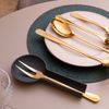 Garfo-para-Assado-de-Aco-Inox-Positano-Dourado-28cm-Lyor