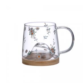 Caneca-de-Vidro-Borossilicato-com-Pires-de-Bambu-Daisy-330ml-Lyor