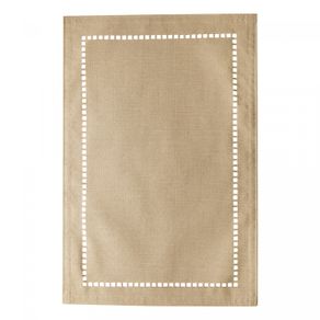 Lugar-Americano-de-Poliester-e-Linho-Levis-Bege-45cm-x-30cm-Lyor