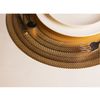 Lugar-Americano-Soleil-38cm-Dourado-PVC-Lyor