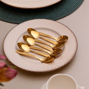 Conjunto-6-Colheres-de-Cafe-Gastro-Dourado-Aco-Inox-Lyor